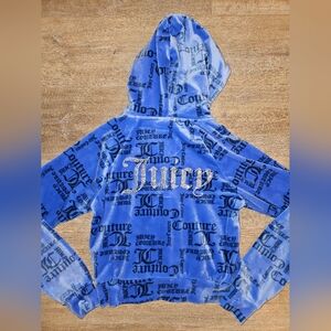 Juicy Couture Velours Hoodie Small